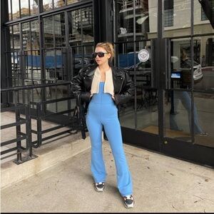 Aritzia - jumpsuit blue workout one piece